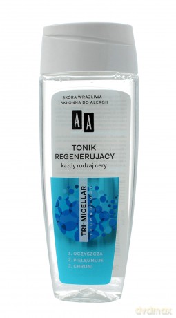 AA Tri - Micellar Tonik regenerujący do demakijażu - każdy rodzaj cery 200 ml