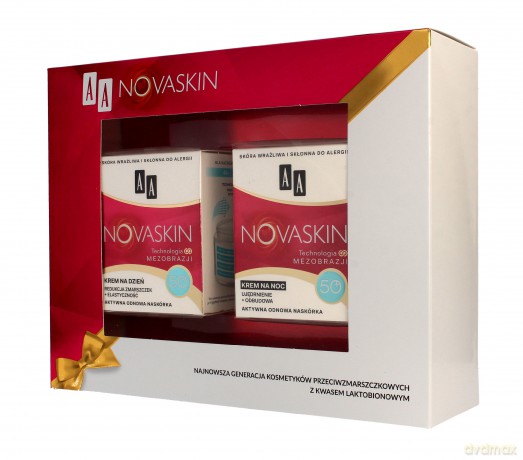 AA Zestaw prezentowy Novaskin 50 + (krem na dzień 50 ml + krem na noc 50 ml)