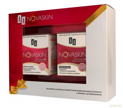 AA Zestaw prezentowy Novaskin 60 + (krem na dzień 50 ml + krem na noc 50 ml)