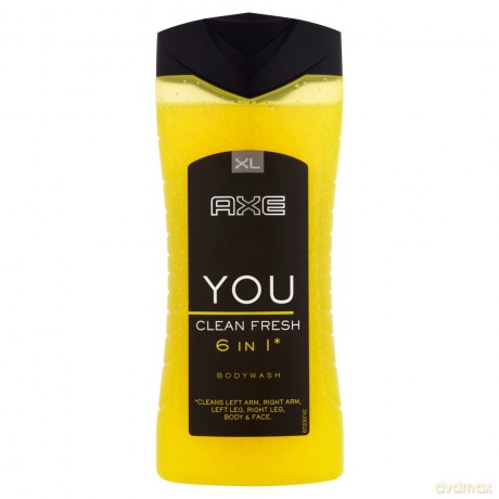 Axe Żel pod prysznic You Clean Fresh 6w1 400 ml