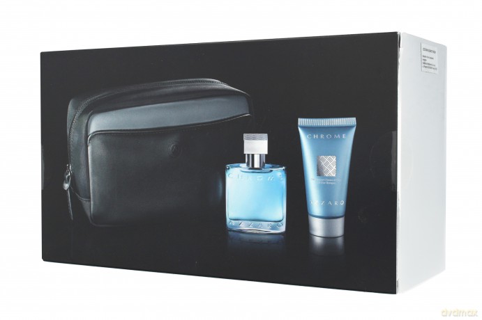 Azzaro Chrome Men Zestaw prezentowy (woda toaletowa 30 ml + żel 2w1 50 ml)