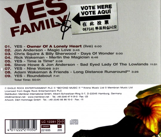 Yes Family: Owner Of A Lonely Heart [CD]