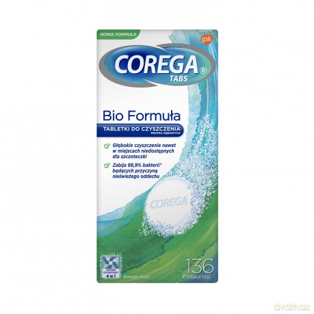 Corega Tabletki oczyszczające do protez