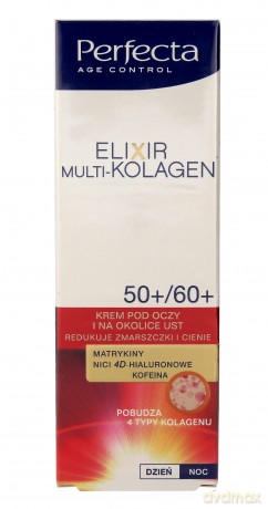 Dax Perfecta Eliksir Multi Kolagen 50 + 60 + Krem pod oczy i na okolice ust 15 ml