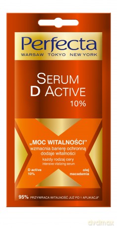 Dax Perfecta Serum na twarz D Active "Moc Witalności" dodające witalności 10 ml