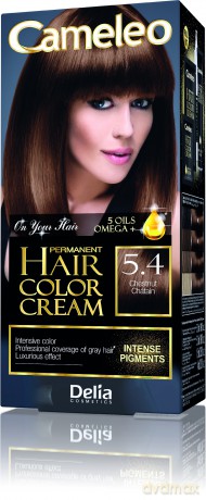 Delia Cosmetics Cameleo HCC Farba permanentna Omega + nr 5.4 Chestnut 1op.