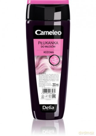 Delia Cosmetics Cameleo Płukanka do włosów różowa 200 ml