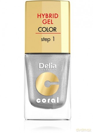 Delia Cosmetics Coral Hybrid Gel Emalia do paznokci nr 27 11ml