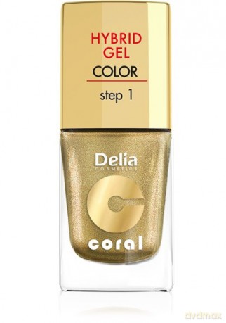 Delia Cosmetics Coral Hybrid Gel Emalia do paznokci nr 28 11ml