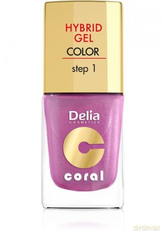 Delia Cosmetics Coral Hybrid Gel Emalia do paznokci nr 30 11ml