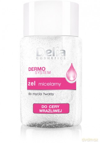 Delia Cosmetics Dermo System Żel micelarny do mycia twarzy Mini 50 ml