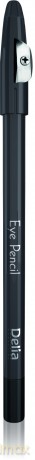 Delia Cosmetics Eye Pencil Kredka do oczu z temperówką czarna 1szt