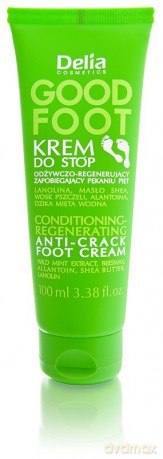 Delia Cosmetics Good Foot Krem odżywczo regenerujący zapobiegający pękaniu stóp 100 ml