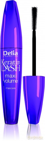 Delia Cosmetics Keratin Lash Tusz do rzęs nadający objętość Maxi Volume 12ml