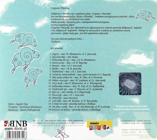 Usypiam z piosenką [CD]