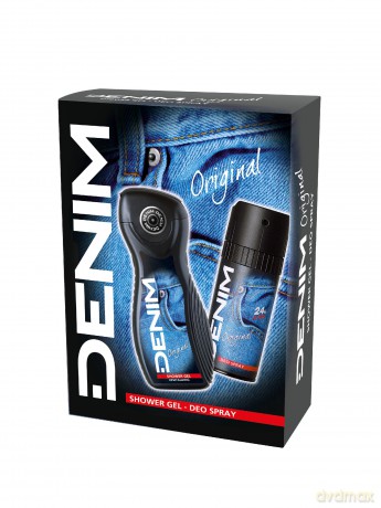 Denim Original Zestaw prezentowy(dezodorant spray 150 ml i żel pod prysznic 250 ml)