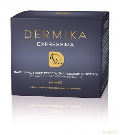 Dermika Expressima Krem nawilżający przeciw zmarszczkom mimicznym na dzień 50 ml