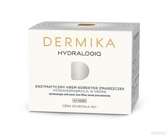 Dermika HydraLogiq 40+ Enzymatyczny Krem - korektor zmarszczek na dzień 50 ml