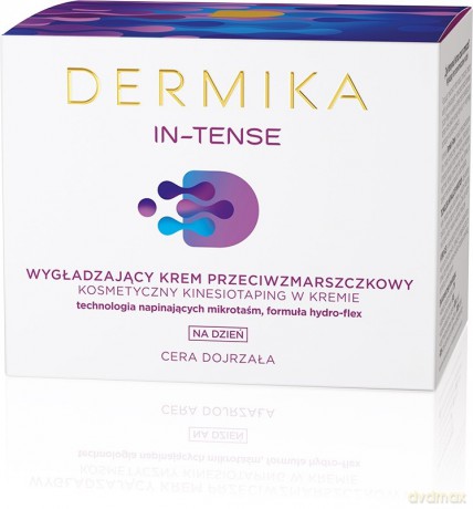 Dermika In - Tense Wygładzający Krem przeciwzmarszczkowy na dzień 50 ml