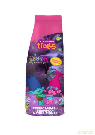 Disney Trolls Szampon i odżywka do włosów 2w1 dla dzieci 400 ml