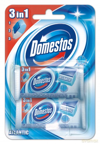 Domestos Atlantic Kostka WC 3w1 zapas 2szt