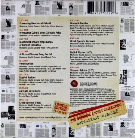 Montserrat Caballe: Caballe - Original Jacket Collection [15CD]