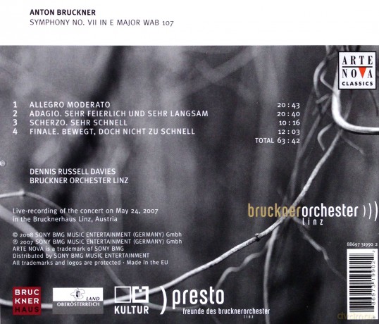 Dennis Russell Davies: Bruckner: Sinfonie Nr. 7 [CD]