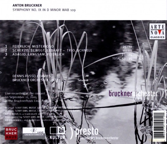 Dennis Russell Davies: Bruckner: Sinfonie Nr. 9 [CD]