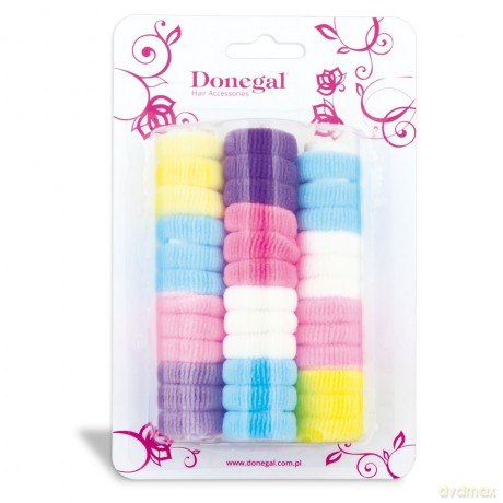 Donegal Zestaw frotek do włosów Camellia 1op. - 36szt (FA - 5496)