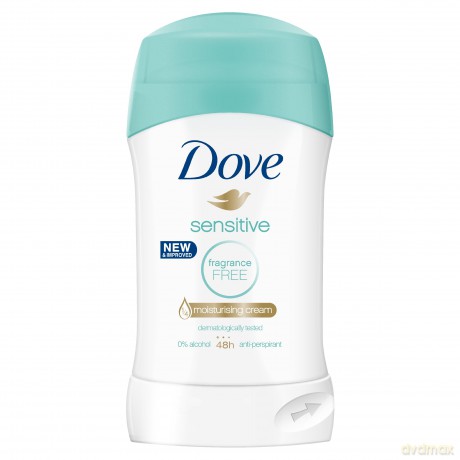 Dove Antyperspiranty Sensitive sztyft 40 g