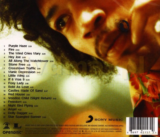 Jimi Hendrix: Experience Hendrix: The Best Of Jimi Hendrix [CD]