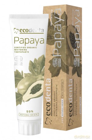 Ecodenta Organic Pasta do zębów Papaya wybielająca 100 ml