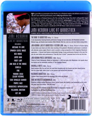 Jimi Hendrix: Live at Woodstock [Blu-Ray]