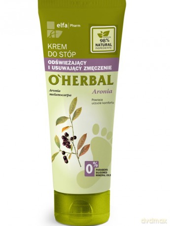 Elfa Pharm O'Herbal Krem do stóp odświeżający Aronia 75 ml