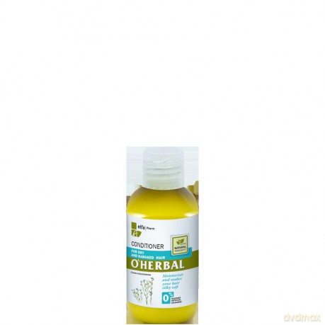 Elfa Pharm O'Herbal Odżywka do włosów suchych i zniszczonych z ekstraktemz lnu 75 ml