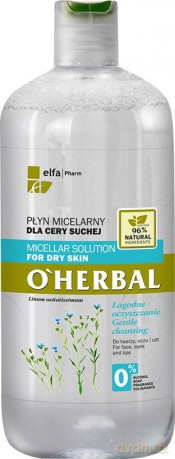 Elfa Pharm O'Herbal Płyn micelarny dla cery suchej Len 500 ml