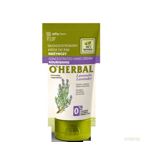 Elfa Pharm O'Herbal Skoncentrowany krem do rąk odżywczy Lawenda 50 ml