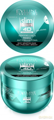 Eveline 4D slim Extreme Remodelująca Maska antycellulitowa 300 ml