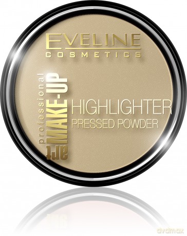 Eveline Art Professional Make - up Puder prasowany rozświetlający nr 53 Pearl 1szt