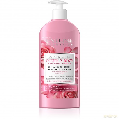 Eveline Botanic Expert Ultraregenerujące Mleczko do ciała z Olejkiem z Róży 350 ml