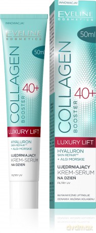 Eveline Collagen Booster 40 + Krem - serum ujędrniający na dzień 50 ml