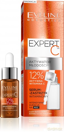 Eveline Expert C Serum - Zastrzyk witaminowy na noc 18 ml