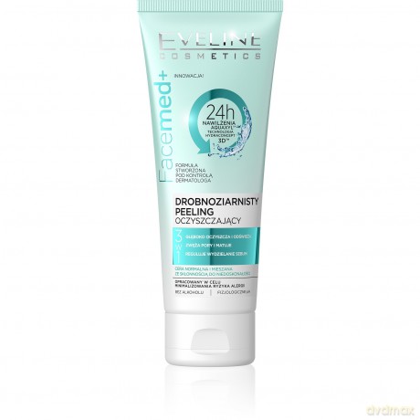 Eveline Facemed + Peeling oczyszczający do twarzy 3w1 drobnoziarnisty 50 ml