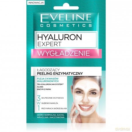 Eveline Hyaluron Expert Peeling enzymatyczny Wygładzenie - saszetka 2x5 ml