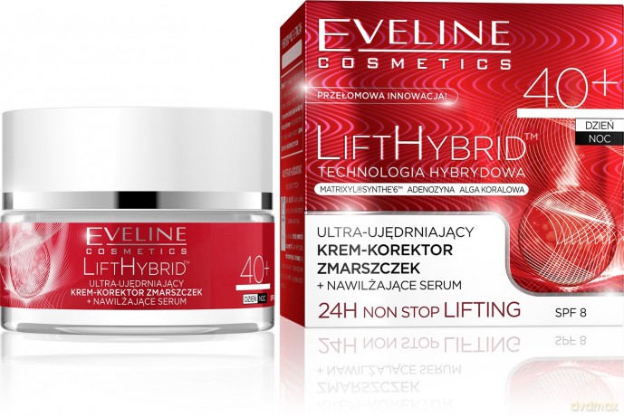 Eveline Lift Hybrid 40+ Krem - korektor zmarszczek ultra - ujędrniający na dzień i noc 50 ml