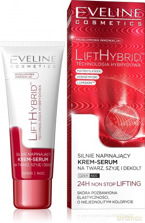 Eveline Lift Hybrid Krem - serum silnie napinający na twarz,szyję i dekolt 40 ml