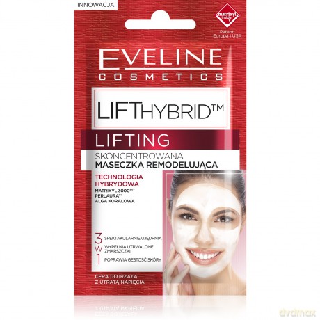Eveline Lift Hybrid Lifting Maseczka remodelująca skoncentrowana - saszetka 2x5 ml