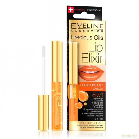 Eveline Lip Elixir Olejek do ust 8w1 nr 01 Vanilla 7ml