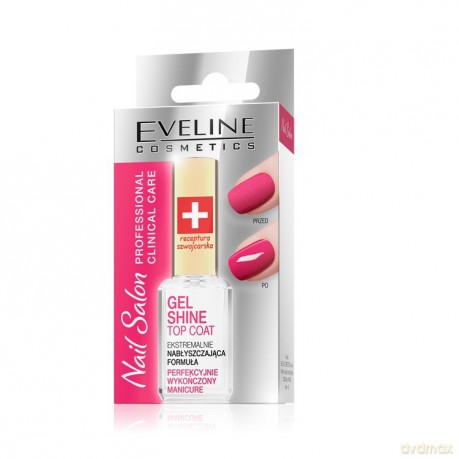 Eveline Nail Salon Lakier - żel nabłyszczający Clinical Care 12ml