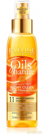Eveline Oils of Nature Olejek suchy - Serum odmładzające do twarzy i ciała 125 ml